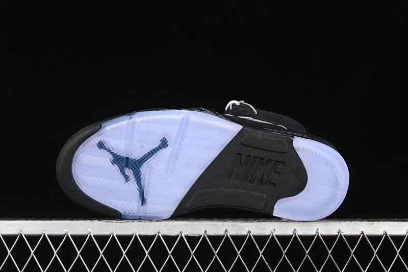 All categories Air Jordan Jordan series basketball shoes Air Jordan 5 Air Jordan 5 Black "Metallic Reimagined" AJ5 Joe 5 black silver HF3975-001